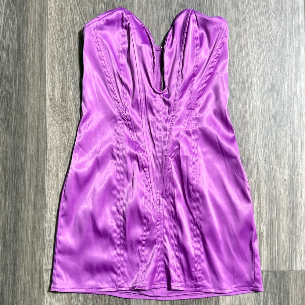 Fashion Nova Purple Bodycon Mini Dress Size Medium
